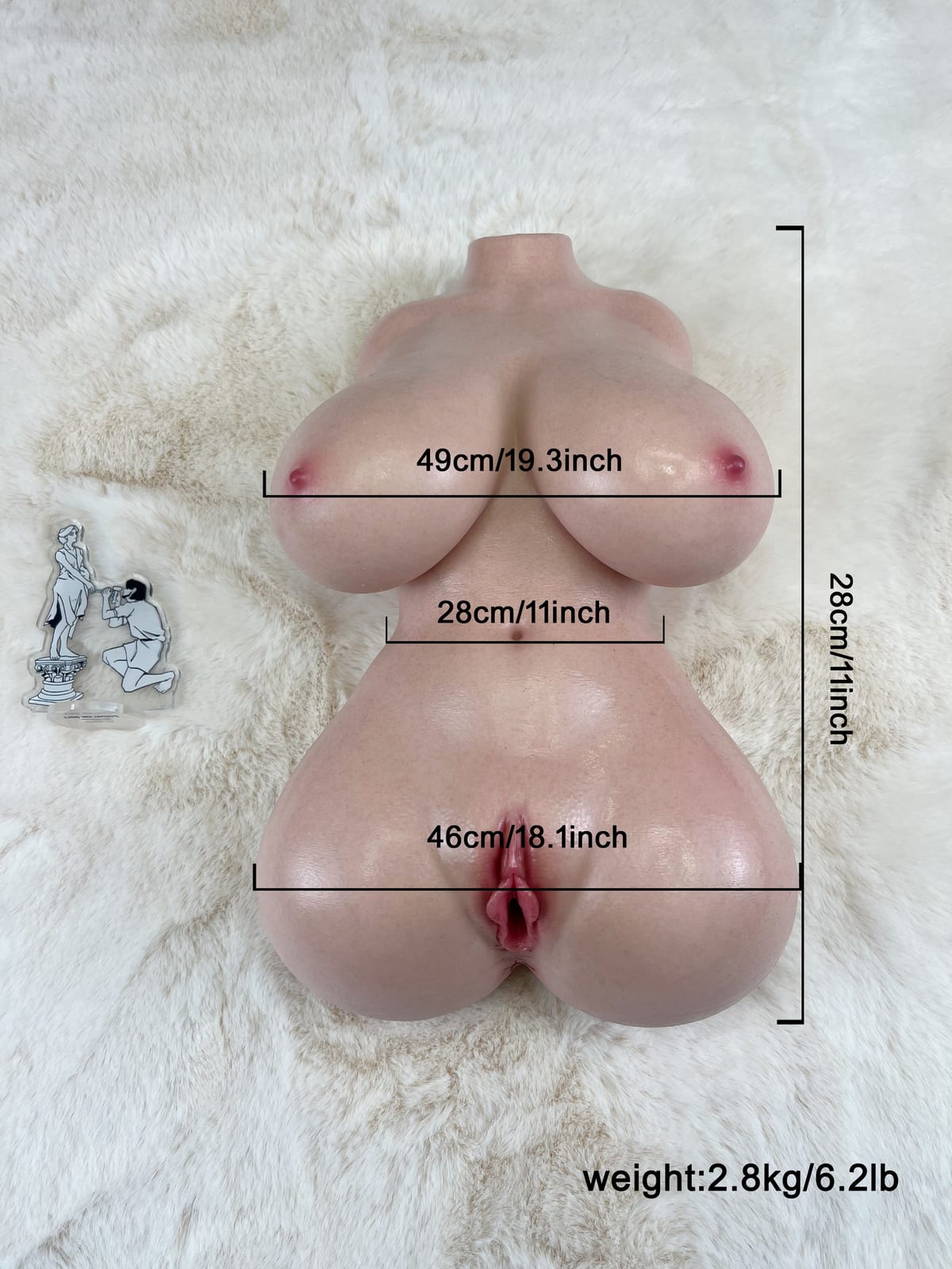 Livraison gratuite丨Modèle mini demi-corps 3-en-1 en silicone  9