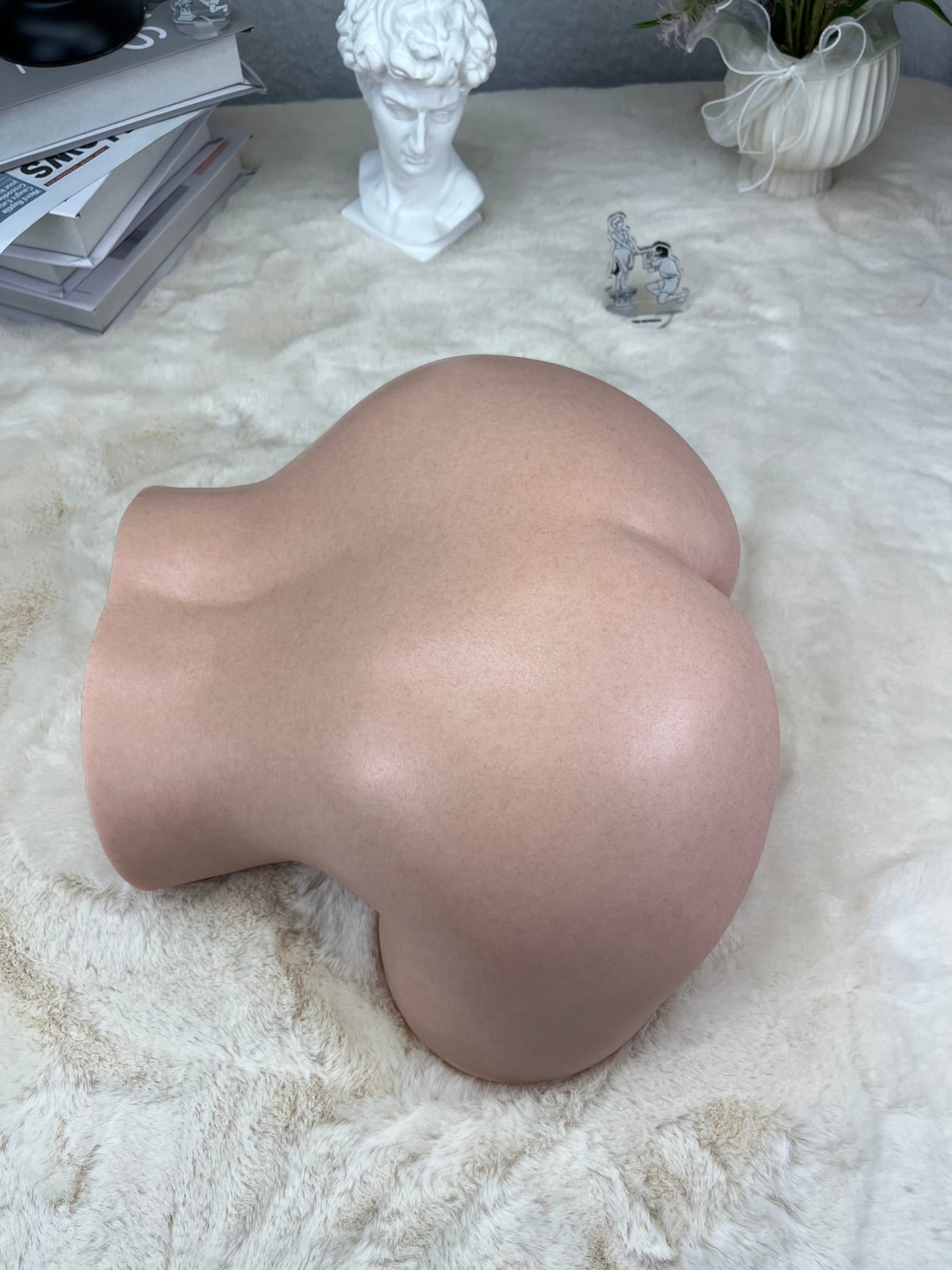 Livraison gratuite丨Modèle de buste en silicone platine moulé 1:1 de 12kg/26,5lb 4