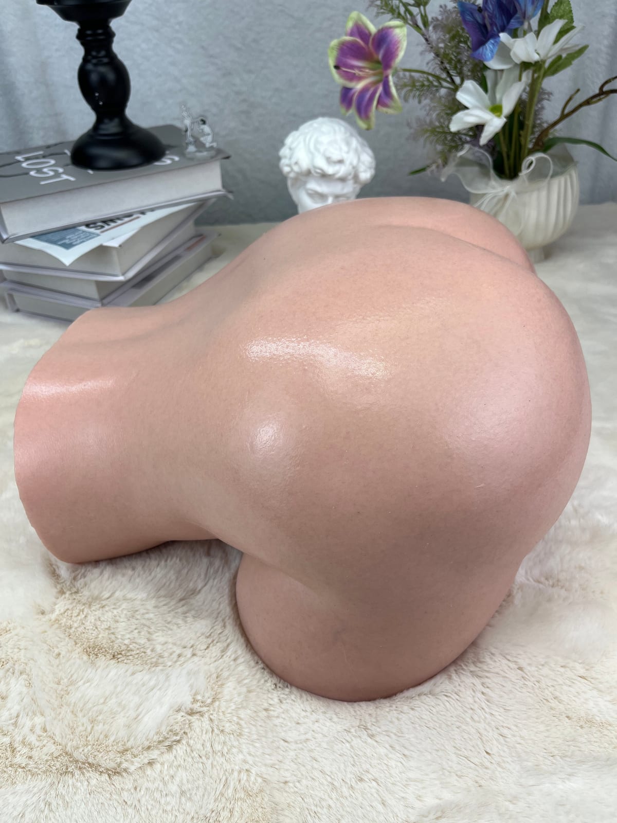 Livraison gratuite丨Modèle de torse et hanches en silicone platine moulé 1:1 de 18 kg/39,7 lb 6