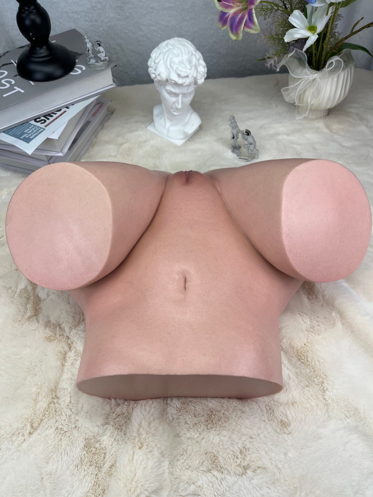 Livraison gratuite丨Modèle de torse et hanches en silicone platine moulé 1:1 de 18 kg/39,7 lb 12
