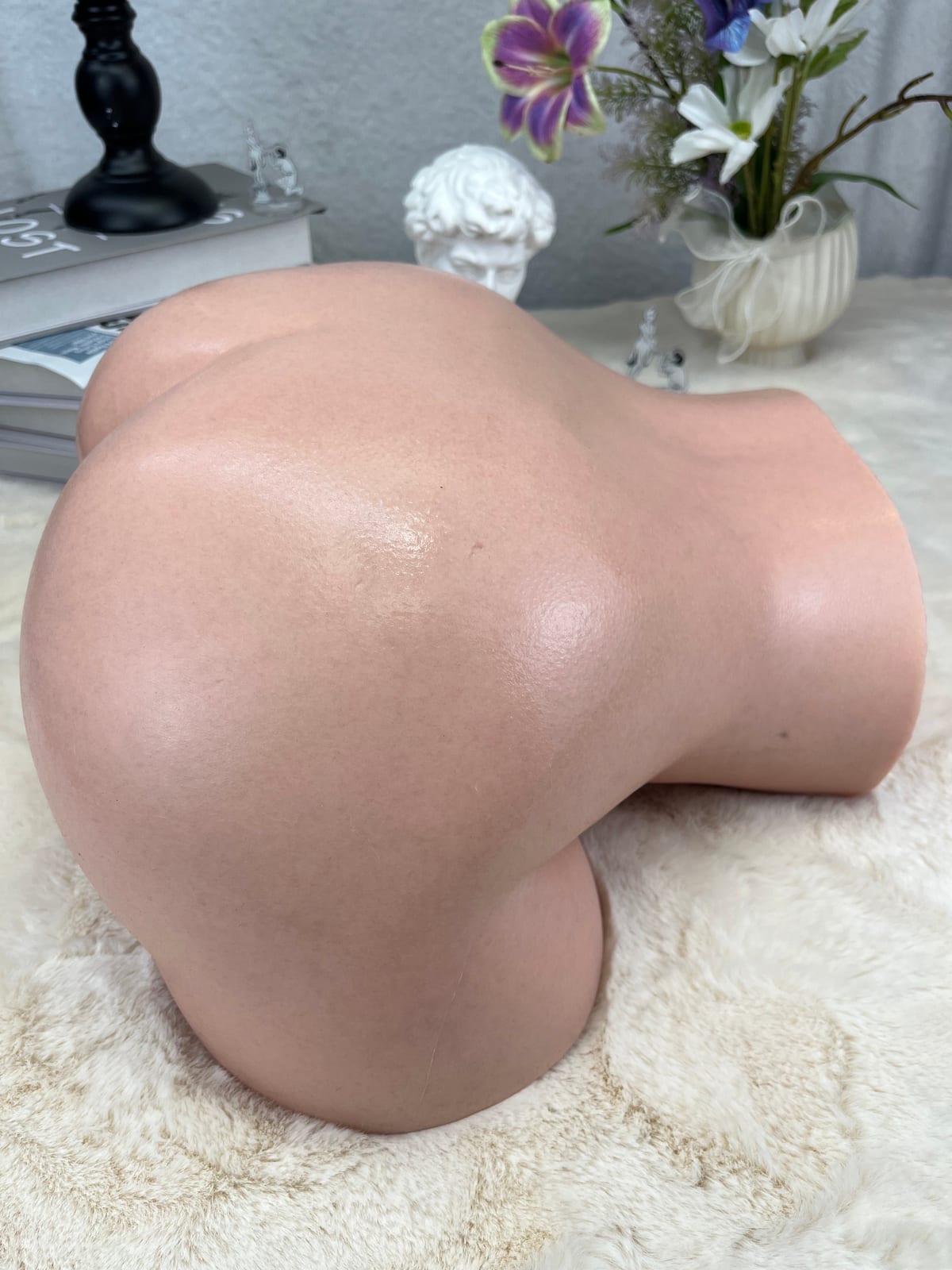 Livraison gratuite丨Modèle de torse et hanches en silicone platine moulé 1:1 de 18 kg/39,7 lb 14