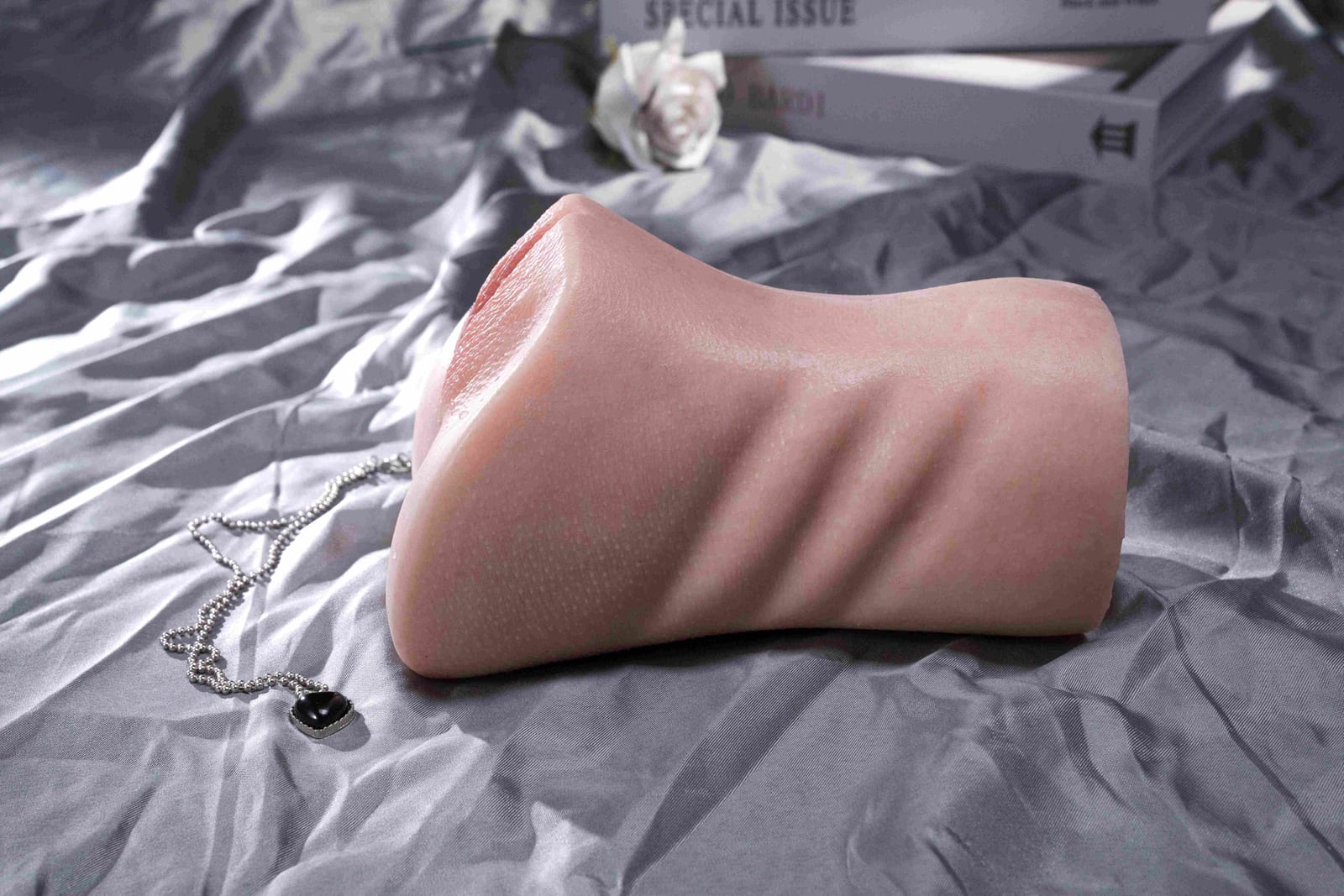Livraison gratuite | Masturbateur masculin portable en silicone de qualité médicale de 1 kg / 2,2 lb  5