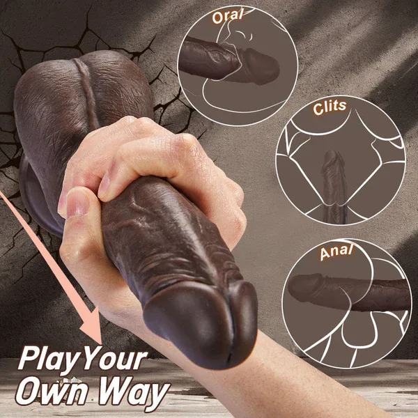 Wilson - 8.7 Inch Remote Control 5 Thrusting 10 Vibrating Rotating Dildo 6