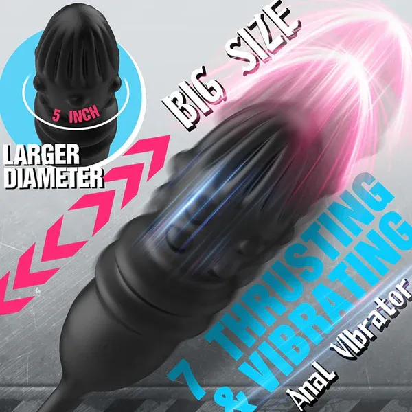 Thrusting & Vibrating Glans Trainer for Intense Penis and Anal Stimulation 5