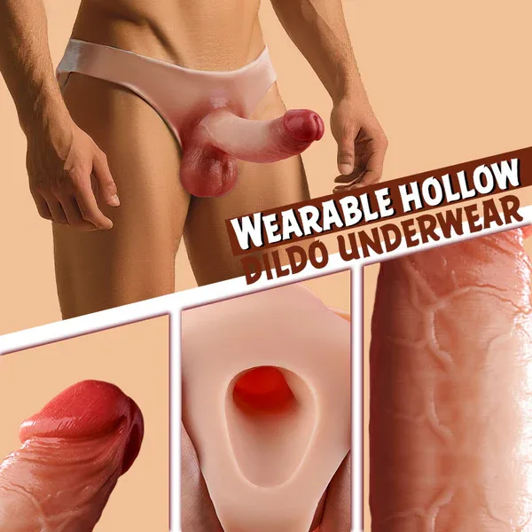 Nolan - Strap-on Dildo Silicone Wearable Hollow Dildos Panties With 7.48'' Realistic Penis 6