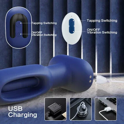 Ryza - Tapping Vibrating Anal Therapy Toy 3