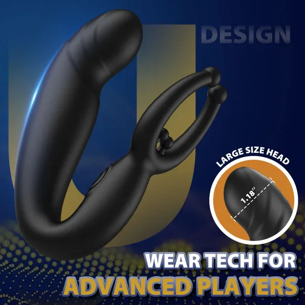 Rainstorm - Bead Massage Multifunctional 9 Vibrating Prostate Anal Plug Solo Male Prostate Massager 5